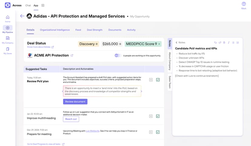 Opportunity Detail Dashboard